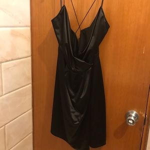 Satin Black dress